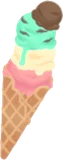 よくばりアイスクリーム