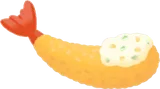 立派なエビフライ