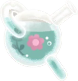 手持ちブルーフラスコ