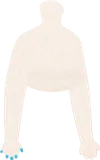 爽やかブルーネイル