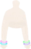 光るブレスレット