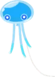 プカポンの風船・青