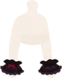 パティスリーのブラックカフス