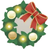 華やかなクリスマスリース