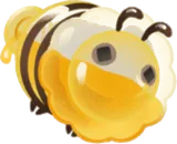 ミツバチのハチミツ瓶