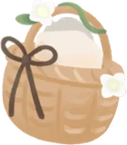 角砂糖をいれたかご