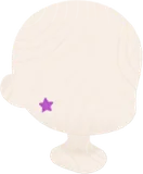 星型のフェイスペイント