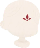 森の葉のフェイスペイント