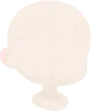 寒さでほんのり赤い耳チーク