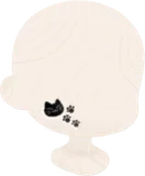 黒猫フェイスシール