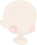 ハートチークメイク