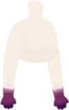 ブルーベリー色に染まった手