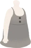 サロペット・灰色