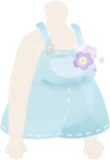 お花付きジャンパーキュロット