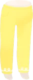 エッグカラーロングボトムス