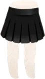 モノトーンプリーツスカート