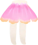 コスモスの妖精のスカート