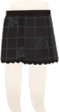 おしゃまなチェックスカート