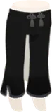 黒いチャイナスラックス