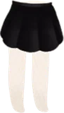 クールなベロアスカート