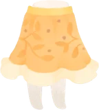 クリスマスリーフスカート