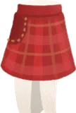 あったかタータンロングスカート