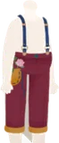 クラシカルなサスペンダーパンツ