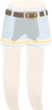 上品なライトブルーボトムス