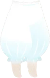 ふんわりシルエットの妖精ズボン