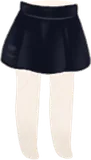 レザーショートスカート