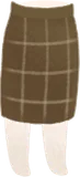 ウォールナットブラウンスカート