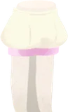 白の駒のパンツ