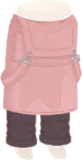 エプロン付きボトムス