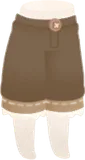 焦茶色のズボン