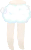 ふわふわ泡のパンツ