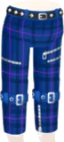 パンクロックチェックパンツ