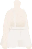 ホワイトショートサロベット