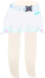 ホワイトバルーンパンツ