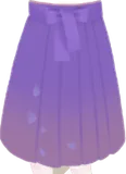 シンプルな袴・紫