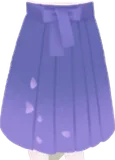 シンプルな袴・青