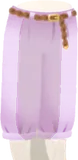 リネンのナチュラルパンツ
