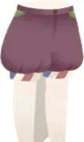 シンプルレター柄ボトム