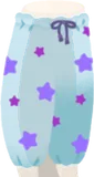 星柄のスウェットパンツ