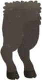 もふもふな獣の足