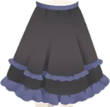 憧れの魔女風スカート・黒