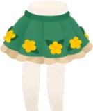 花咲く森のスカート