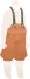 庭仕事サスペンダーパンツ