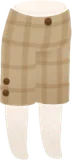 チェック柄ツイードパンツ