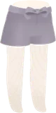 リボンベロアキュロット