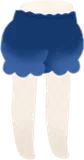 蕾パンツ
